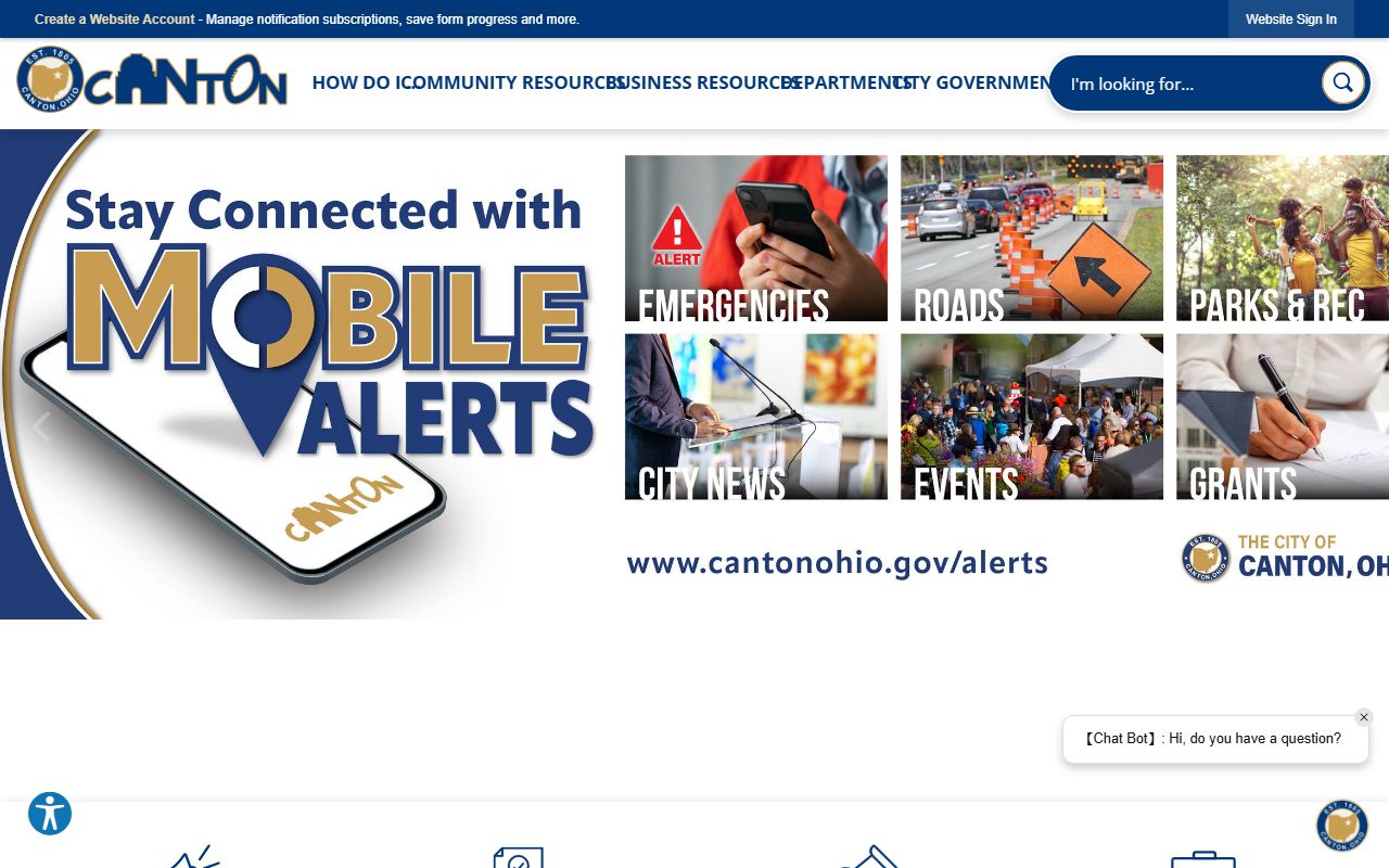 Canton Ohio city portal for criminal history and public records