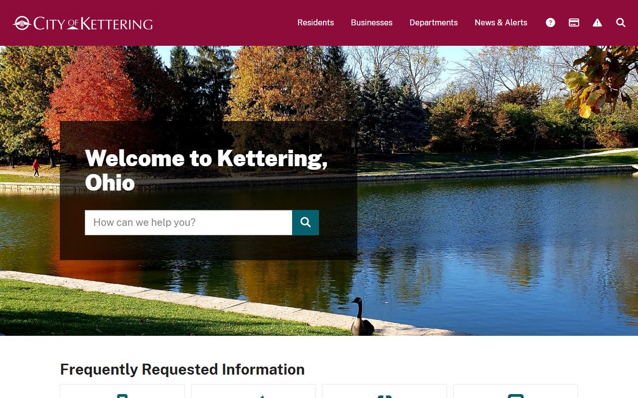 Kettering Ohio city portal for criminal history information