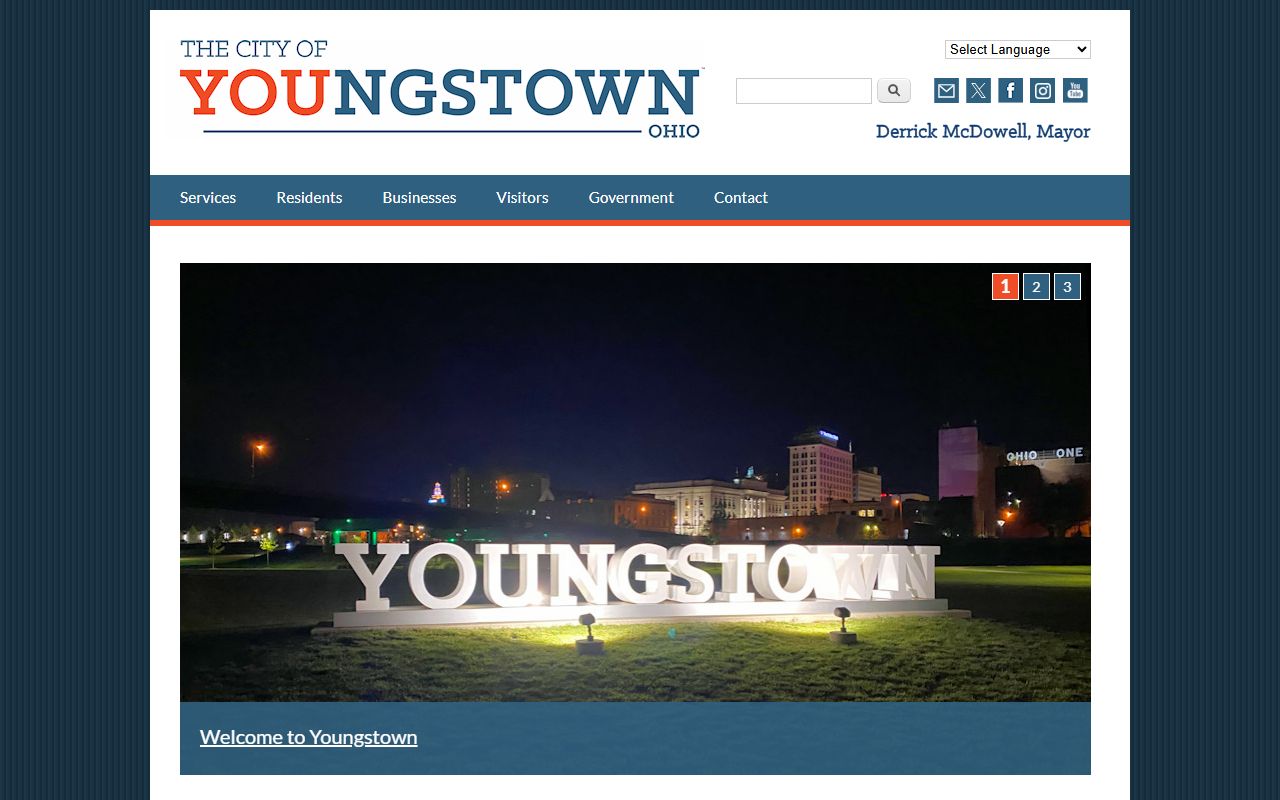 Youngstown Ohio city portal for criminal history information