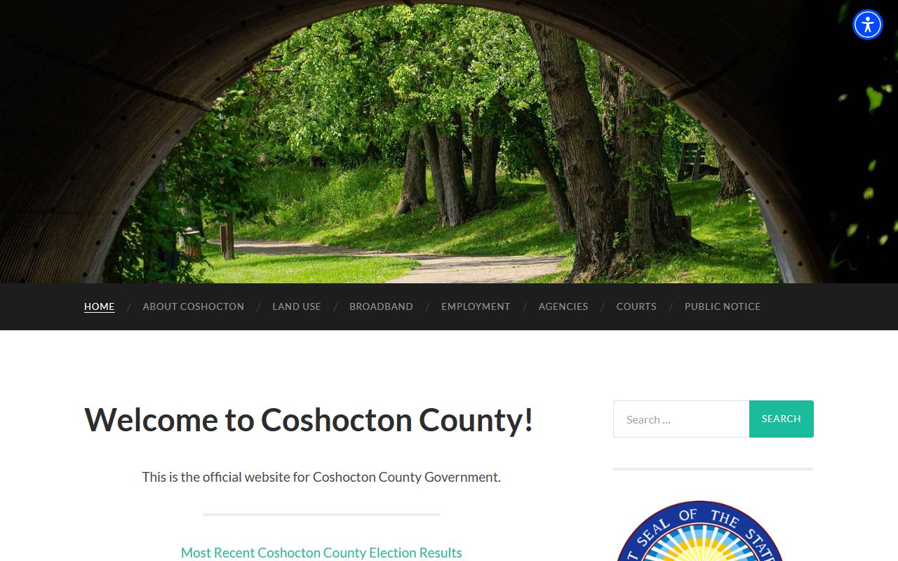 Coshocton County Ohio government portal criminal history records