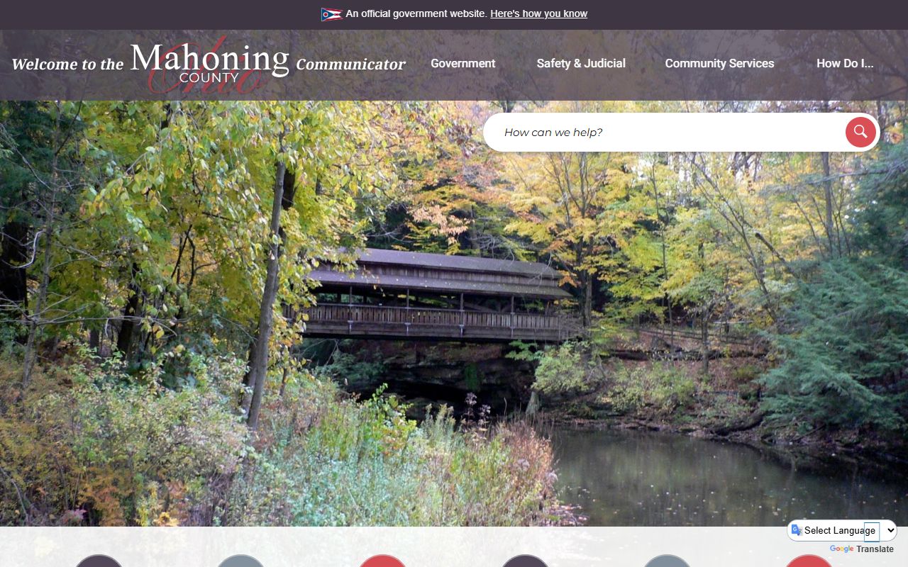 Mahoning County government portal for criminal history records