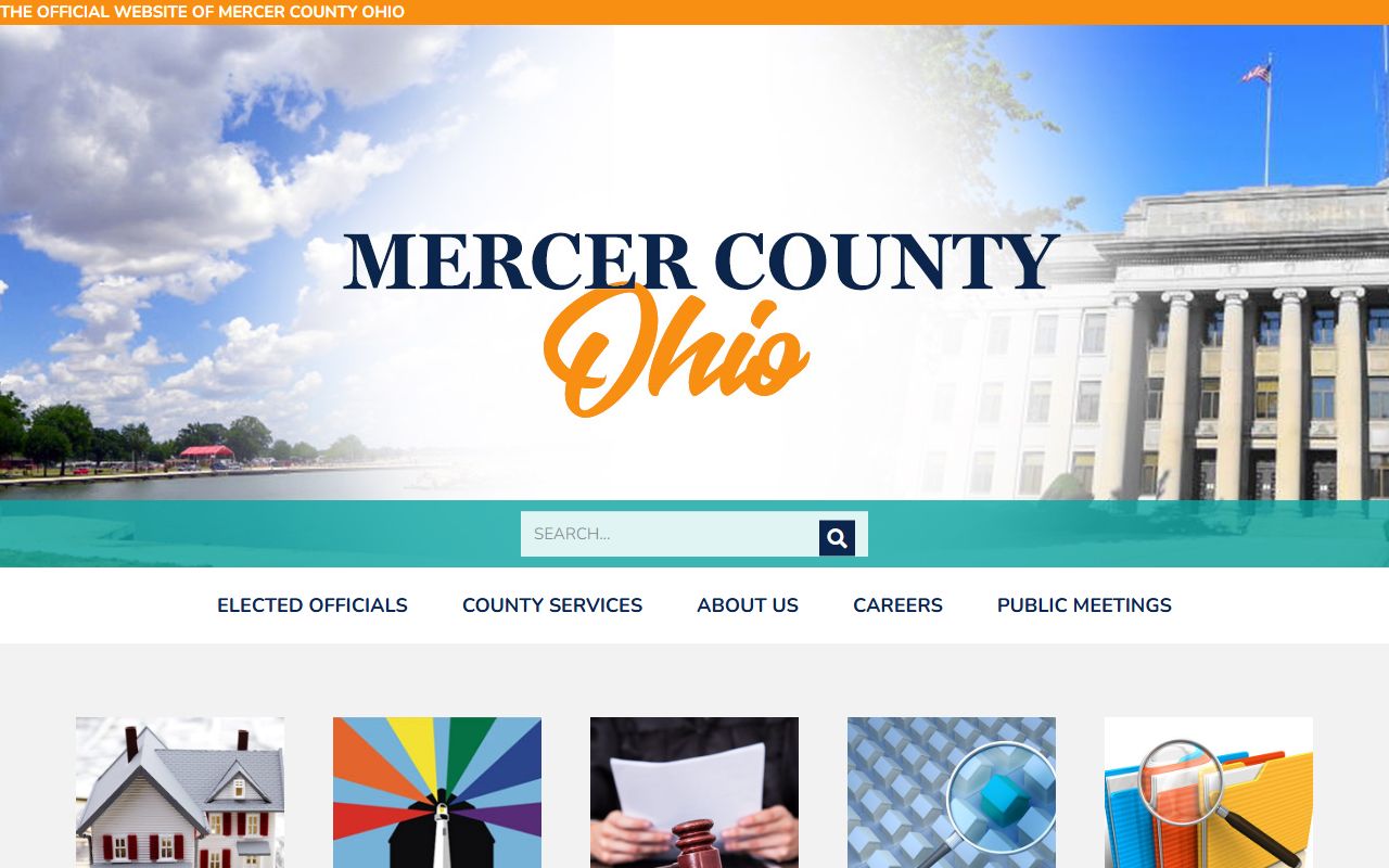 Mercer County Ohio government portal for criminal history records
