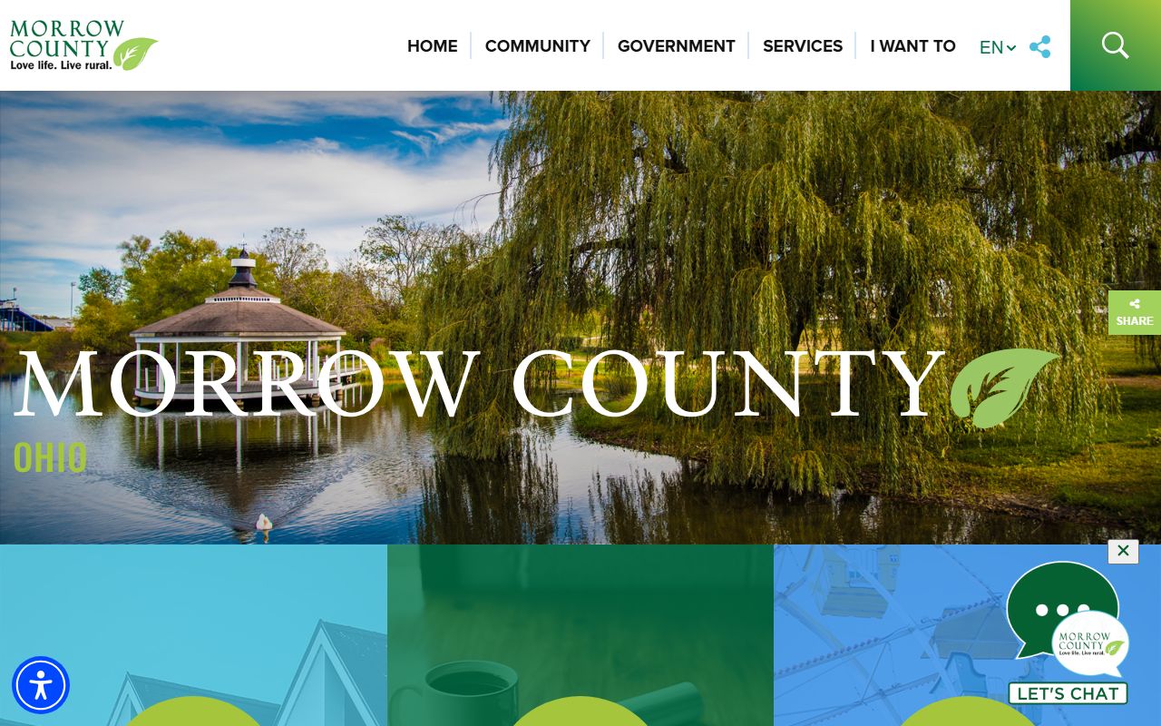 Morrow County Ohio government portal for criminal history records