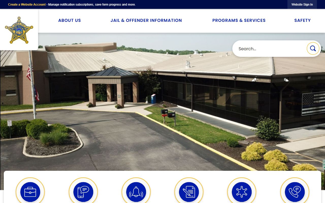 Shelby County Sheriff's Office for criminal history and arrest records