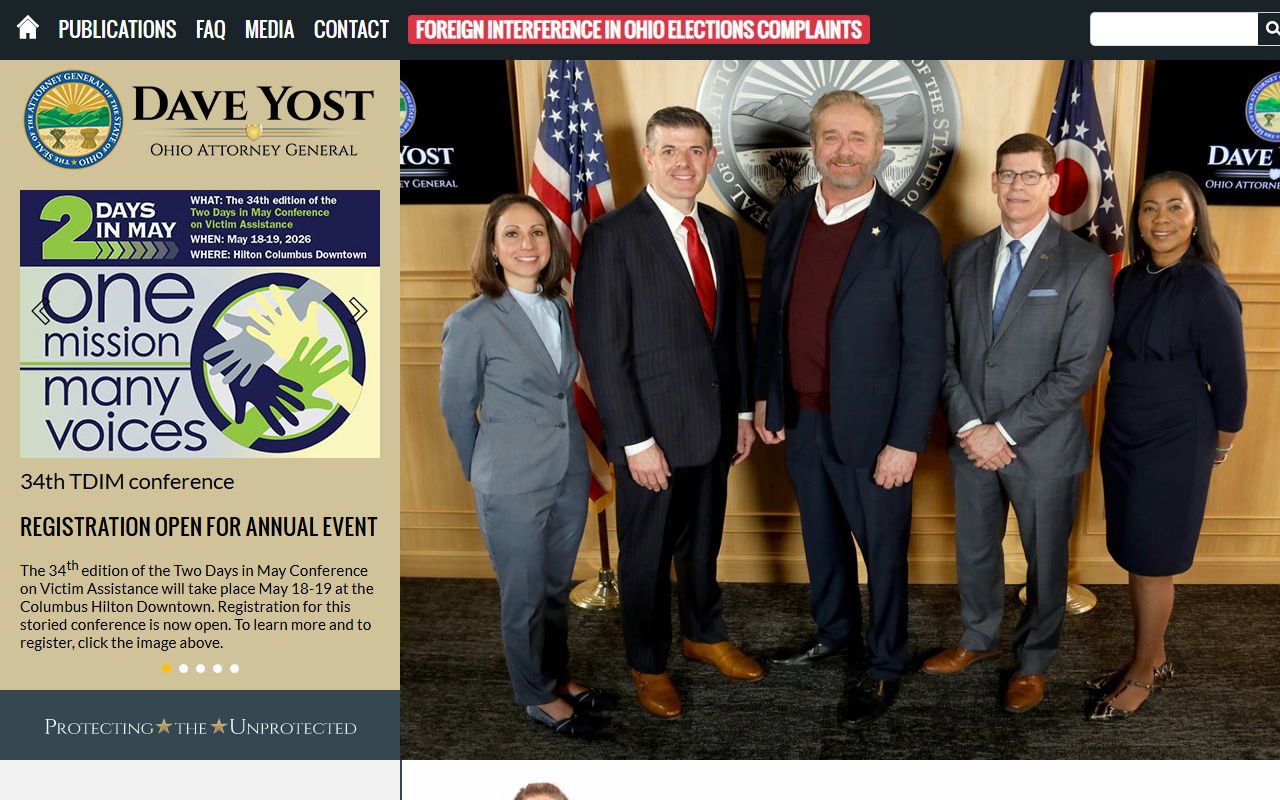 Ohio Attorney General criminal history resources and information